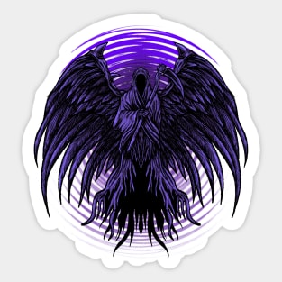 Reaper Wings back print Sticker